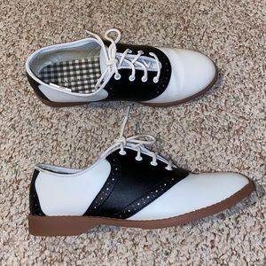 Black & White Oxfords